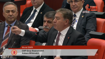 TBMM Genel Kurulu’nda CHP Grup Başkanvekili Murat Emir ile AK