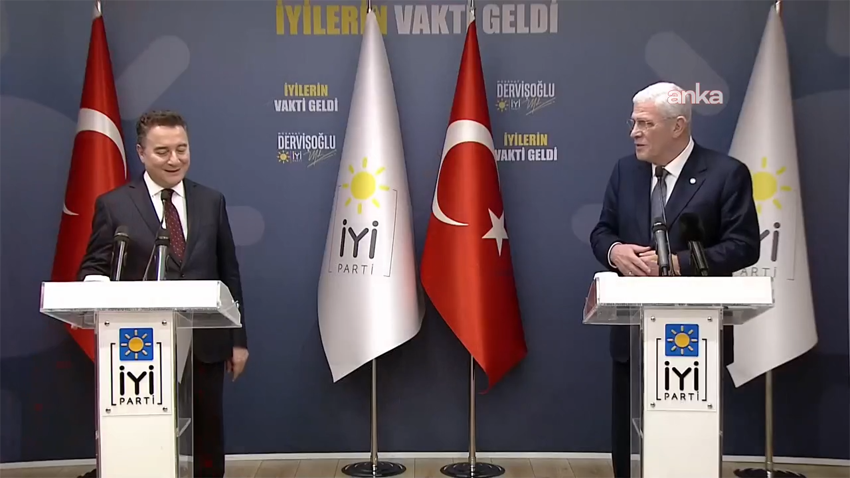 İYİ Parti Genel Başkanı Dervişoğlu: Babacan’la ortaklaştığımız husus parlamenter demokratik sistem arayışıdır İYİ Parti Genel Başkanı Müsavat Dervişoğlu, “Türkiye’nin hemen hemen bütün