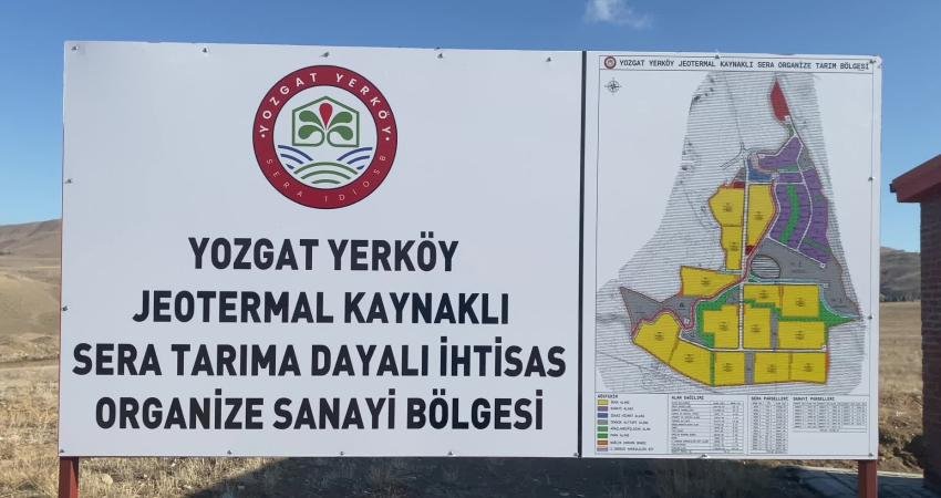 Yozgat’ın Yerköy ilçesinde yıllardır boşa akan sıcak suyun tarımsal üretimde