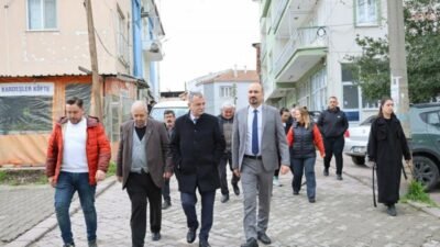 Yunusemre Belediye Başkanı Semih Balaban, Üçpınar Mahallesi sakinleriyle bir araya