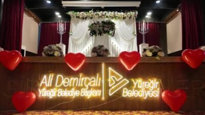 Yüreğir Belediyesi, 14 Şubat Sevgililer Günü dolayısıyla toplu nikâh töreni