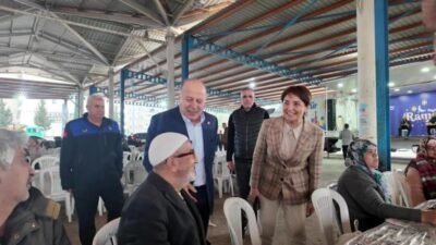 Yüreğir Belediyesi, ilçe sakinlerini Serinevler Kapalı Semt Pazarı’nda düzenlediği iftar