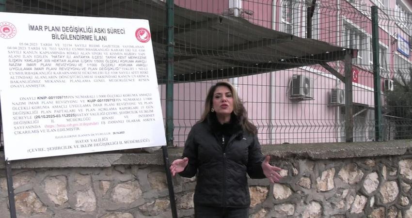 Zafer Partisi Genel Başkan Yardımcısı Esmaül Hüsna Aslan, Hatay merkezinde