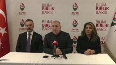 Zafer Partisi Genel Başkanı Ümit Özdağ, Hatay’da binlerce yurttaşın hala