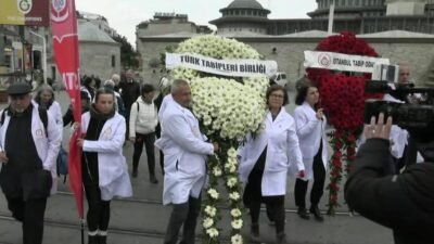 İstanbul Tabip Odası (İTO) 14 Mart Tıp Bayramı dolayısıyla Taksim