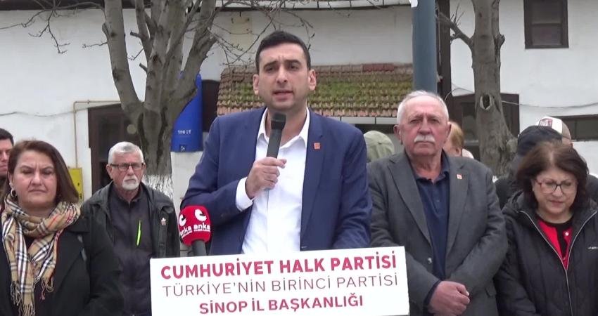 CHP Sinop İl Başkanı Aykut Cem Yalçınkaya, İstanbul Büyükşehir Belediye