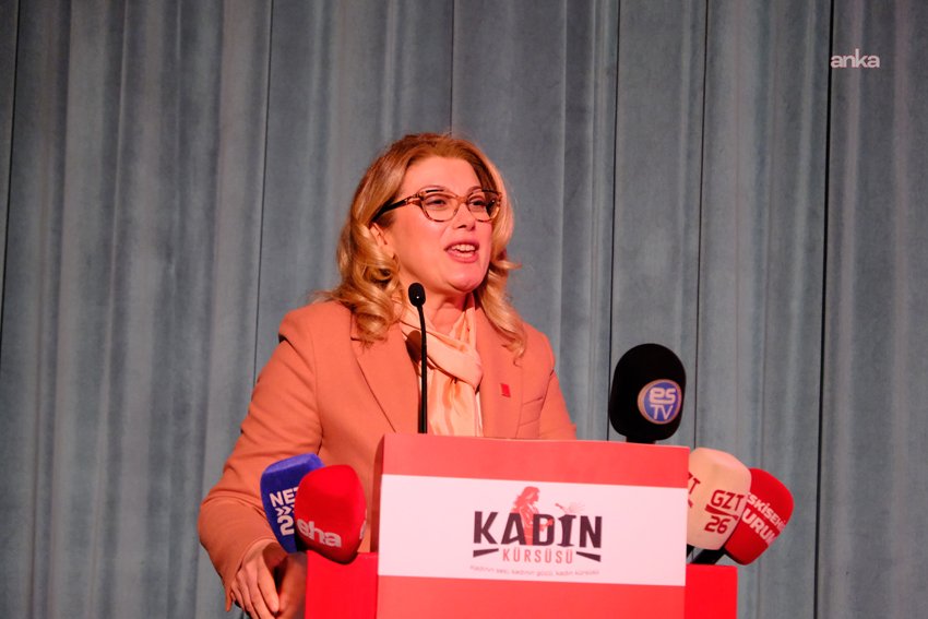 CHP Kadın Kolları Genel Başkanı Asu Kaya, "Sokaklarında kadınların korkmadan
