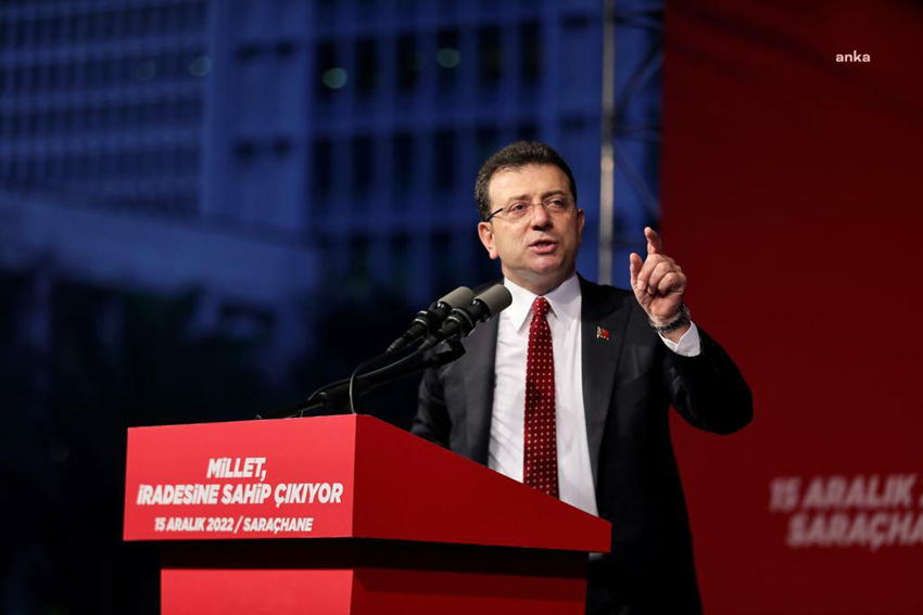 Ekrem İmamoğlu: “Bu atanmış şahıs, Adalet Bakanı mıdır, ‘organize işler bakanı’ mıdır, cevabını milletimiz gayet iyi biliyor” CHP’nin Cumhurbaşkanı adayı Ekrem İmamoğlu, "Organize işlerini daha iyi organize