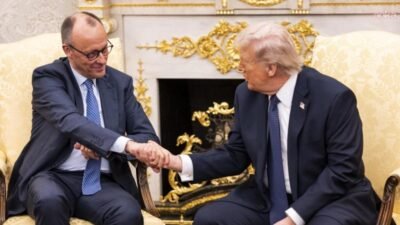 ABD Başkanı Donald Trump, Almanya Başbakanı Friedrich Merz ile yaptığı