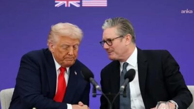  ABD Başkanı Donald Trump ve İngiltere Başbakanı Keir Starmer, telefon