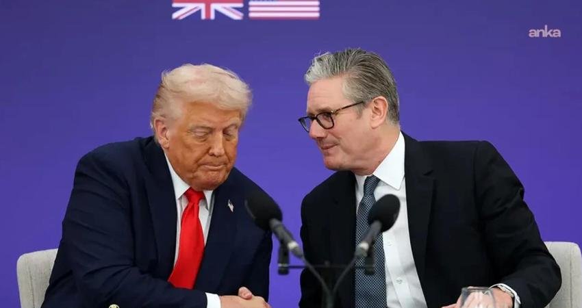  ABD Başkanı Donald Trump ve İngiltere Başbakanı Keir Starmer, telefon