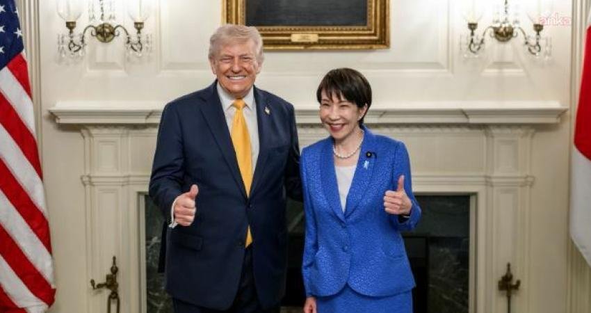  ABD Başkanı Donald Trump, Japonya Başbakanı Sanae Takaichi ile Beyaz