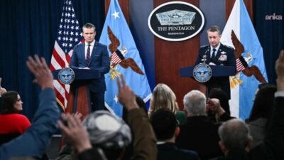 ABD Savaş Bakanı Pete Hegseth ve Genelkurmay Başkanı Dan Caine,