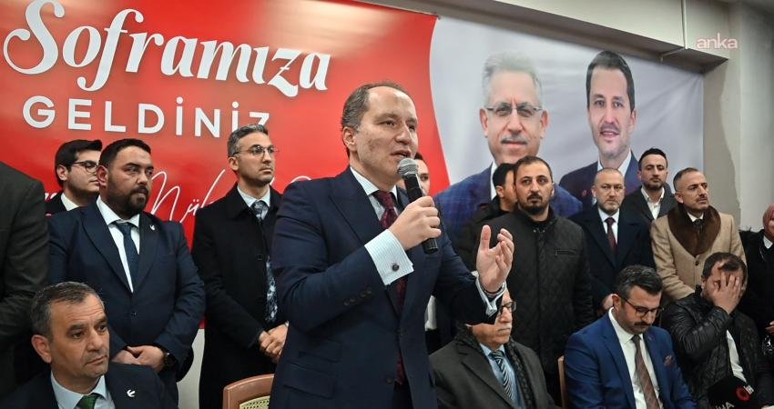 Yeniden Refah Partisi Genel Başkanı Fatih Erbakan, "Erbakan hocamız uyarılarını