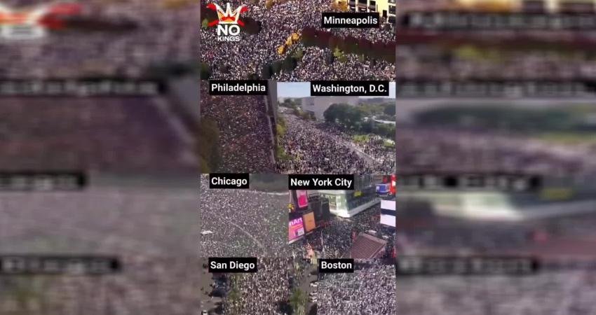 ABD’de Donald Trump yönetimine karşı ülke genelinde düzenlenen "No Kings