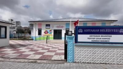 Adıyaman Belediyesi tarafından Yeşilyurt Mahallesi’nde hizmete açılan kreş ve gündüz
