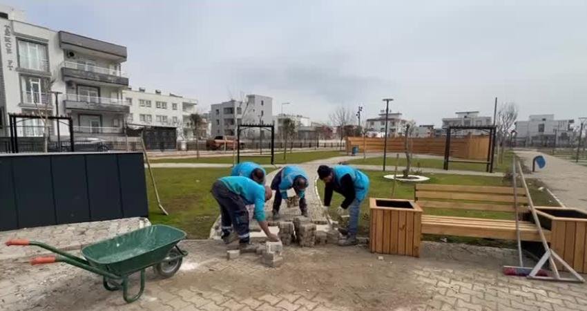 Adıyaman Belediyesi tarafından Yeni Mahalle’de yapımı sürdürülen Sırrı Süreyya Önder