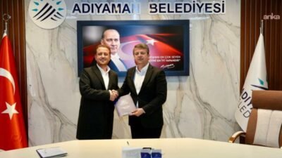 Adıyaman Belediyesi ile iş insanı Serdar Kaynak arasında imzalanan protokol