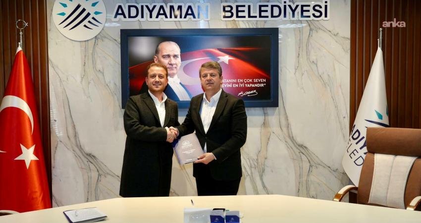 Adıyaman Belediyesi ile iş insanı Serdar Kaynak arasında imzalanan protokol