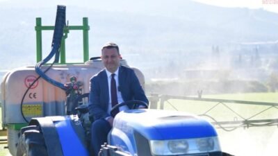 Akhisar Belediyesi, kırsal kalkınma çalışmaları kapsamında toplam 125 dönümlük arazisine