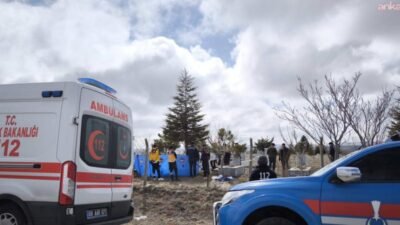 Aksaray’ın Ortaköy ilçesine bağlı Oğuzlar Köyü’nde bir kişi eşini av