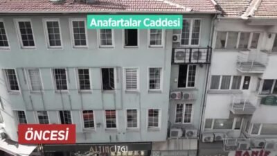 Ankara Büyükşehir Belediyesi, Anafartalar Caddesi’nde yürüttüğü sokak sağlıklaştırma ve kentsel