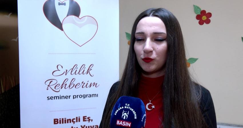 Ankara Büyükşehir Belediyesi’nden “Evlilik Rehberim” seminer programı Ankara Büyükşehir Belediyesi, "Evlilik Rehberim" adlı seminer programıyla hem yeni