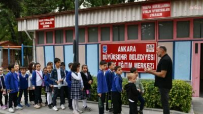 Ankara Büyükşehir Belediyesi’nin çocuklara küçük yaşta trafik bilinci kazandırmak amacıyla