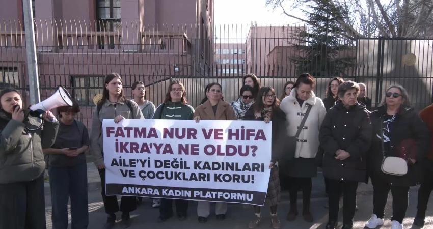 Ankara Kadın Platformu: “Fatmanur’un ve Hifa’nın failleri tarikatları kamunun bütün alanlarına sokan, besleyen, büyüten AKP-MHP iktidarıdır” Ankara Kadın Platformu, İstanbul'da anne Fatma Nur Çelik ve kızı Hifa