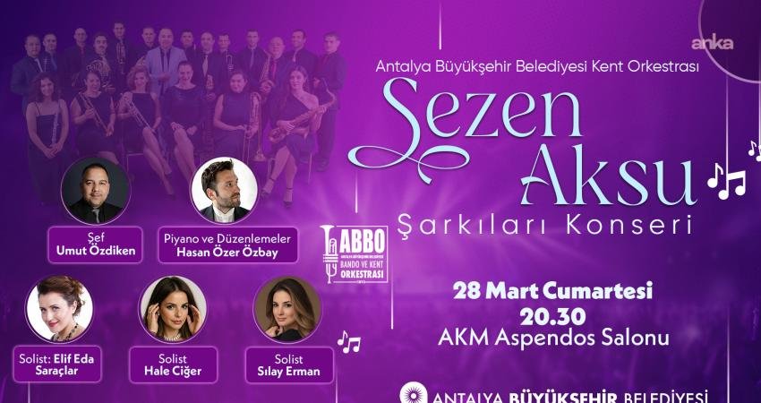 Antalya Büyükşehir Belediyesi Bando ve Kent Orkestrası, müzikseverleri özel bir