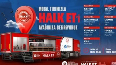 Antalya Büyükşehir Belediyesi, kaliteli ve uygun fiyatlı et ürünlerini, ANET