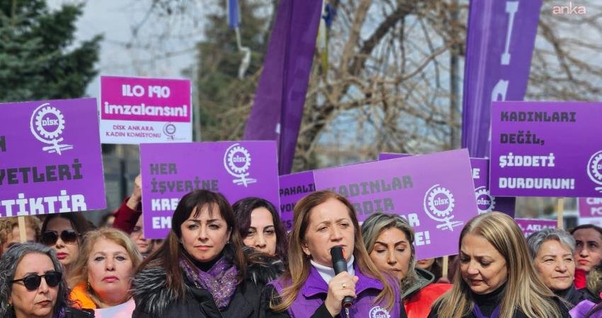 DİSK Kadın Komisyonu, 8 Mart Dünya Kadınlar Günü kapsamında Çalışma