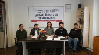 Asgari Ücret İnisiyatifi, asgari ücrete ilişkin 9 Nisan'da TBMM’de siyasi