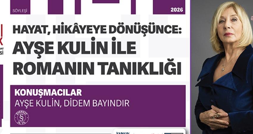 Kadıköy Belediyesi, Türk edebiyatının önemli yazarlarından Ayşe Kulin'i düzenleyeceği "Hayat,
