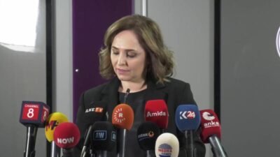 DEM Parti Sözcüsü Ayşegül Doğan, terör örgütü PKK lideri Abdullah