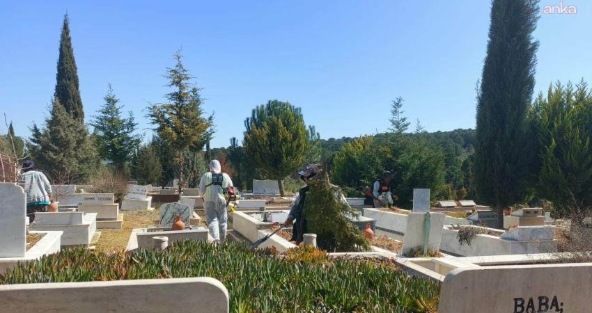 Ayvalık’ta mezarlıklar bayram ziyaretlerine hazırlandı Ayvalık Belediyesi Park ve Bahçeler Müdürlüğü ekipleri, ilçe genelindeki ve
