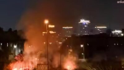 Irak’ın başkenti Bağdat’taki bir istihbarat merkezinin insansız hava araçlarıyla (İHA)