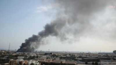 Bahreyn İçişleri Bakanlığı, İran’ın saldırısı sonrasında düşen füze parçaları ve