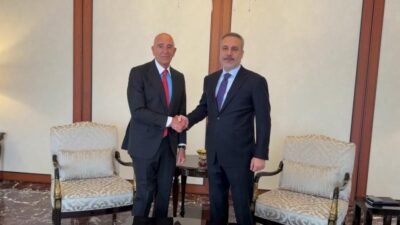 Dışişleri Bakanı Hakan Fidan, ABD'nin Ankara Büyükelçisi Tom Barrack ile