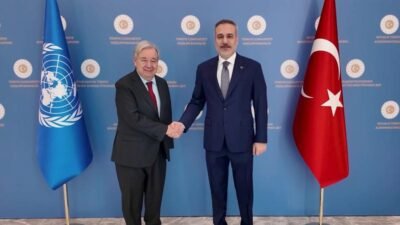 Dışişleri Bakanı Hakan Fidan, Türkiye'ye ziyarette bulunan Birleşmiş Milletler (BM)