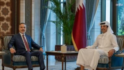 Dışişleri Bakanı Hakan Fidan, Doha'da Katar Emiri Şeyh Temim bin