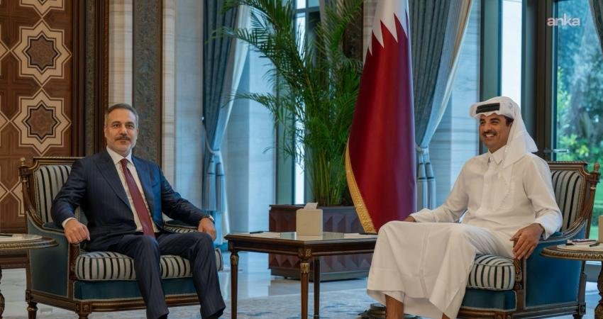 Dışişleri Bakanı Hakan Fidan, Doha'da Katar Emiri Şeyh Temim bin