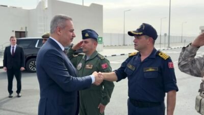 Dışişleri Bakanı Hakan Fidan, Doha'daki Katar-Türk Birleşik Müşterek Kuvvet Komutanlığı