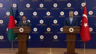 Dışişleri Bakanı Hakan Fidan, Bangladeş Dışişleri Bakanı Khalirur Rahman ile