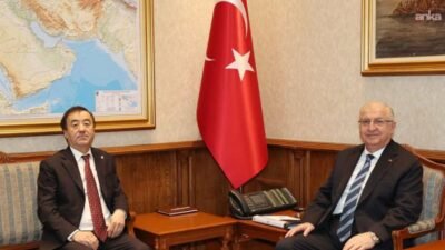 Milli Savunma Bakanı Yaşar Güler, Moğolistan’ın Ankara Büyükelçisi Munkhbayar Gombosuren’i