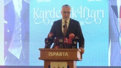 Çalışma ve Sosyal Güvenlik Bakanı Vedat Işıkhan, çeşitli programlara katılmak üzere