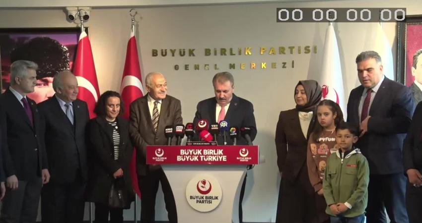 Büyük Birlik Partisi (BBP) Genel Başkanı Mustafa Destici, İslam ülkeleri Dışişleri