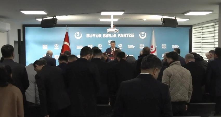 Büyük Birlik Partisi (BBP) Genel Başkanı Mustafa Destici, İsrail ve