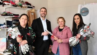 Beylikova Belediyesi, kadınların toplumsal hayattaki emeğine dikkat çekmek amacıyla pazar