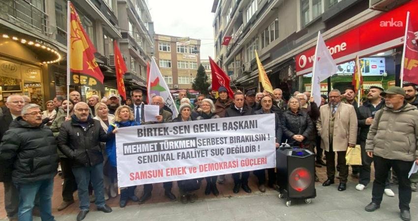 Samsun Emek ve Demokrasi Güçleri BİRTEK-SEN Genel Başkanı Mehmet Türkmen’in